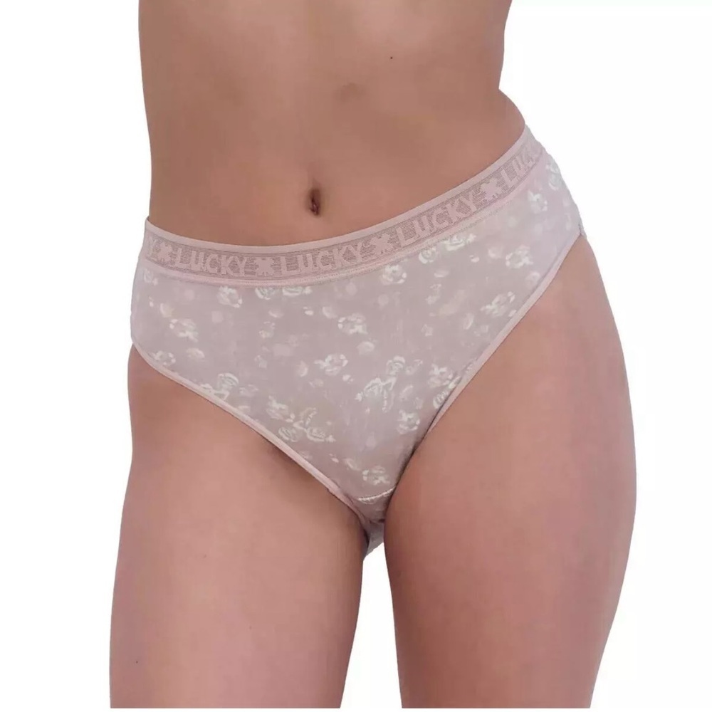 Lucky Brand 6-Pack Hi-Cut Panties Sz -S - Picture 7 of 10